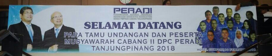 Peradi Kota Tanjungpinang menggelar Muscab ke 2 diHotel Comfort
