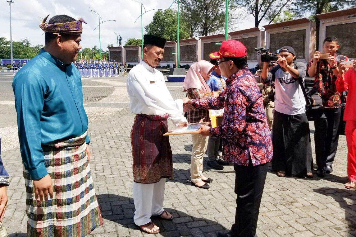 Sekda Bintan pimpin Apel Penutupan Praktek Lapangan Praja IPDN Sumbar