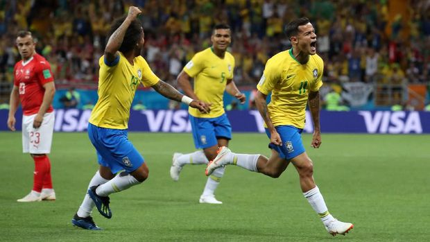 Skor 1-1 Membuat Brazil Gagal Petik kemenangan dari Swiss