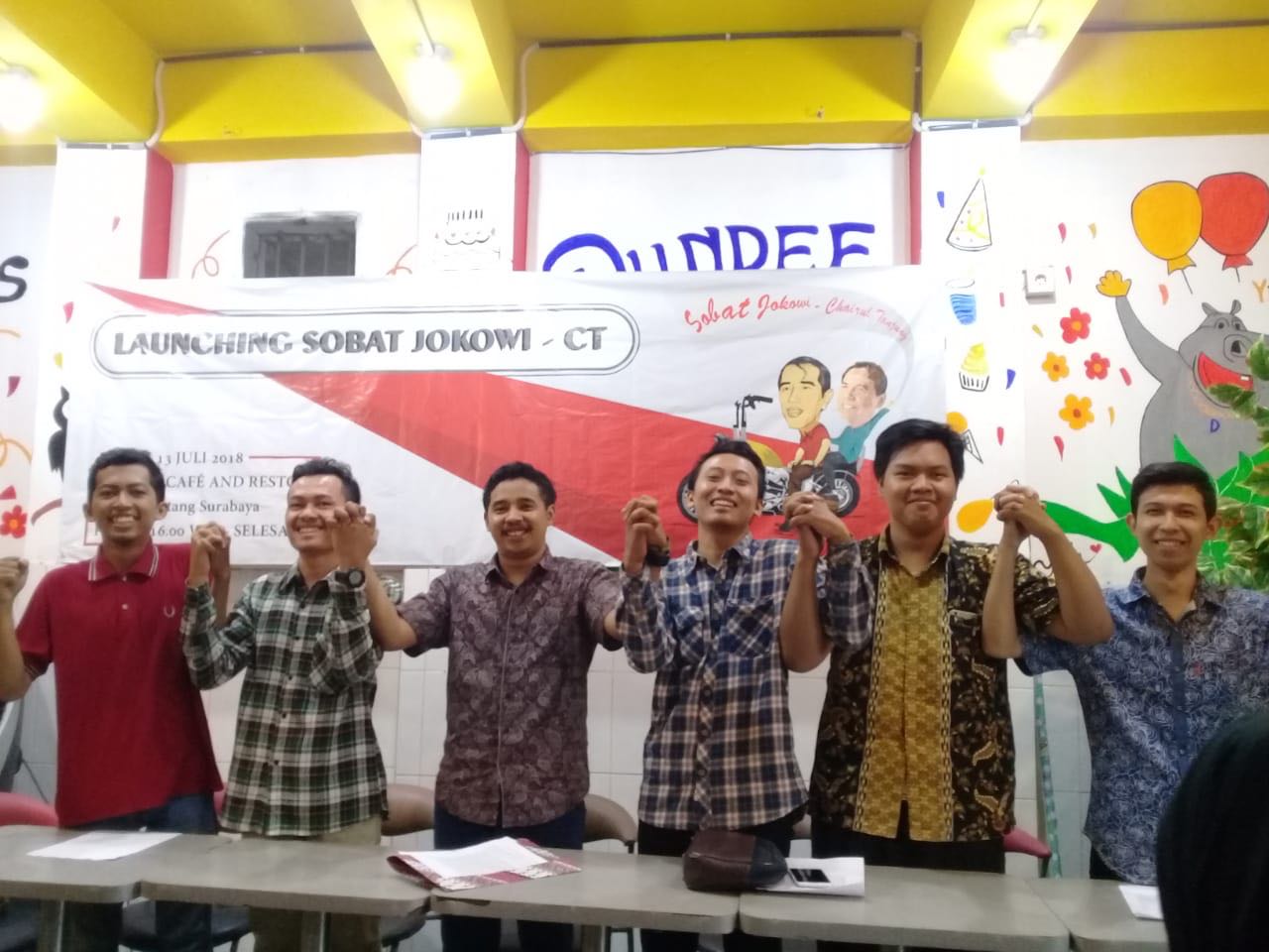 Deklarasi Relawan ‘Sobat Jokowi. Chairul Tanjung Pendamping Jokowi di Pilpres 2019