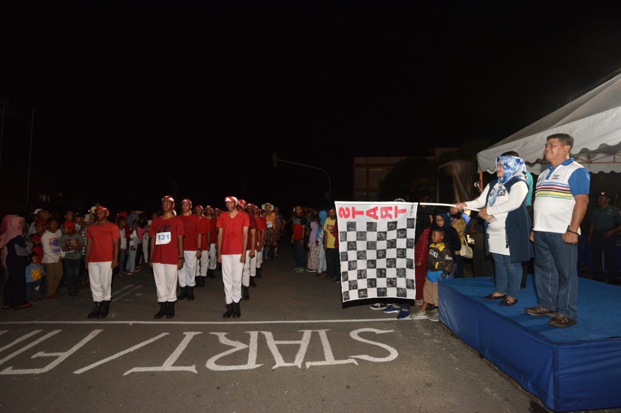 Wabup Bintan Lepas Gerak Jalan 17 Km Kec Bintan Utara