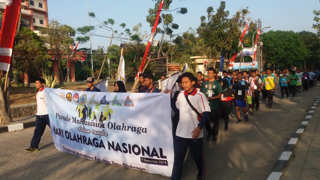 Ormawa FIO Unesa Buat Sejarah, Parade Mahasiswa Olahraga Sukses Digelar