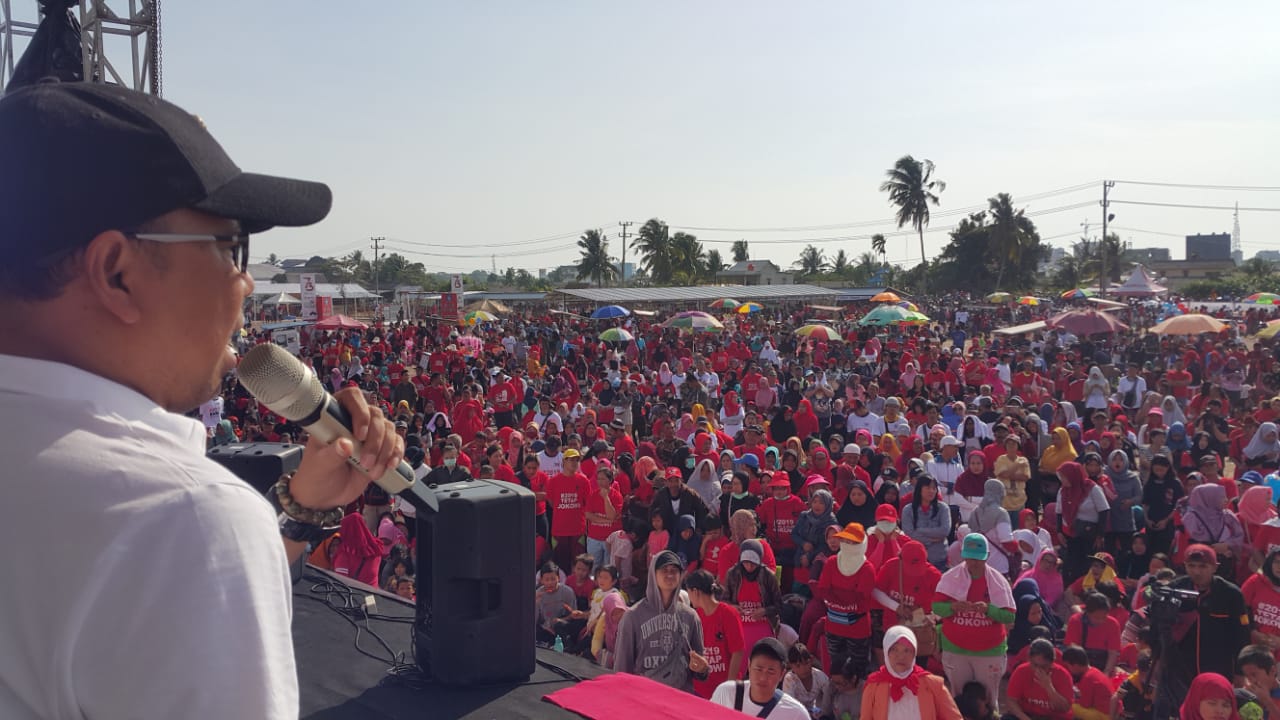 Deklarasi Seknas Jokowi Ke-141, Dihadiri Puluhan RIbu Orang