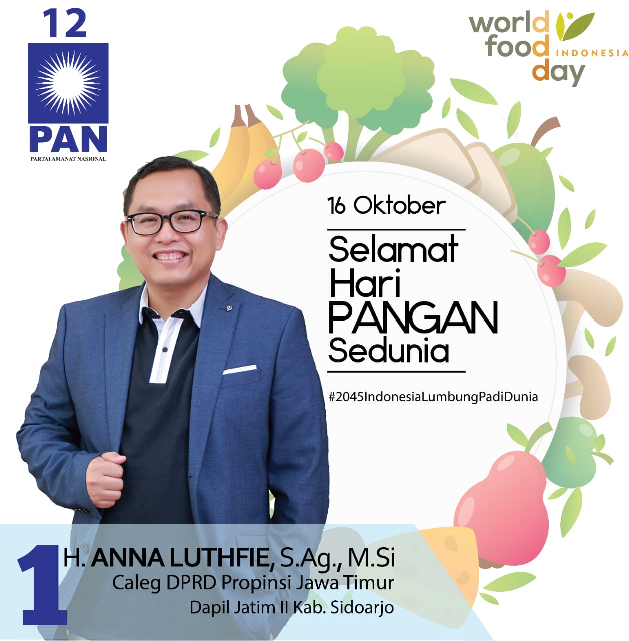 Anna Luthfie Mengajak Masyarakat Sidoarjo