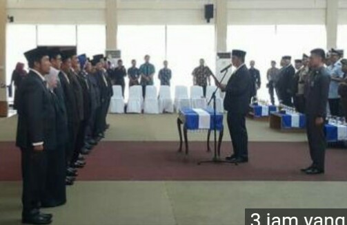 Bupati Bintan, Apri Sujadi. Mutasi 16 Kepala OPD