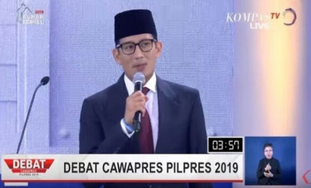 Cawapres No urut 02, Sandiaga Uno. Janjikan Pekerjaan Bagi Anak anak Tamatan SMK