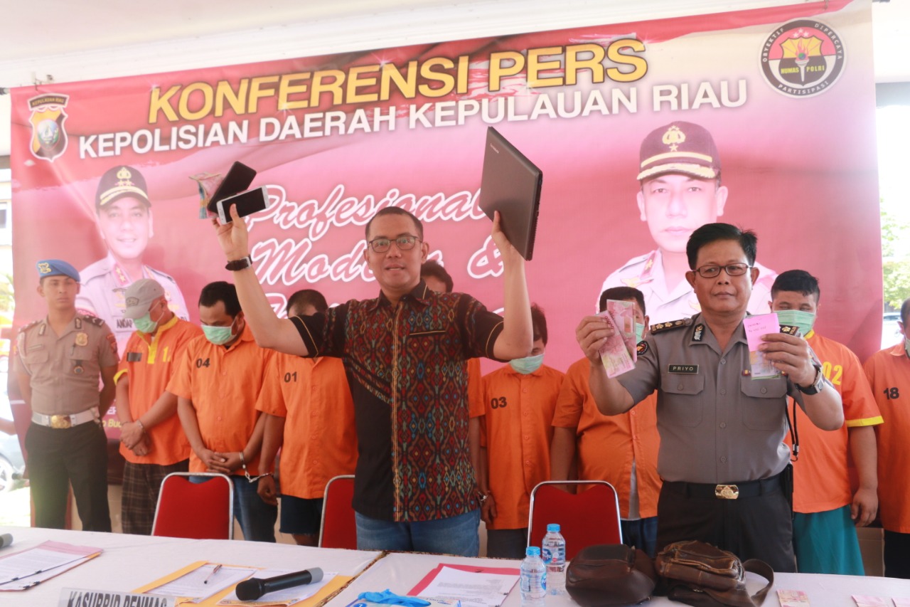 Ditreskrimum Polda Kepri, Ungkap Perjudian Jenis Siejie