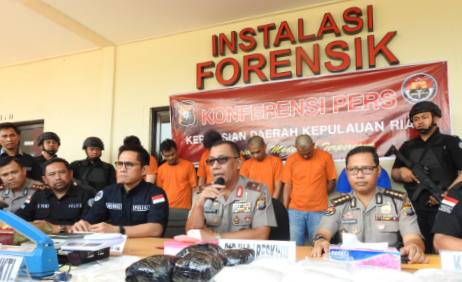 Polda Kepri Ungkap Jaringan Narkoba Internasional Indonesia – Malaysia