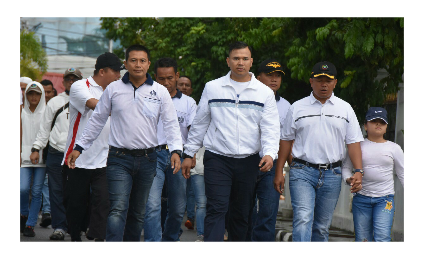 Peringati Hari Ibu, Polres Tanjungpinang. Gelar Jalan Sehat Keluarga