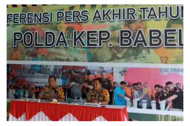 Akibat Kasus Narkoba dan Perselingkuhan, 7 Polisi Babel Dipecat