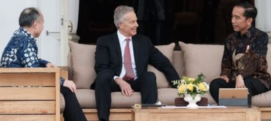 Bertemu Tony Blair dan Bos Softbank, Jokowi Bahas Ibu Kota Baru