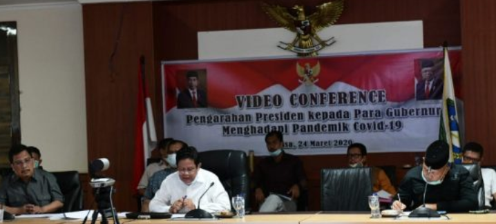 Percepat Penanganan Covid19, Isdianto Rapat Bersama Bupati dan Wali Kota