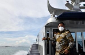 Bahtiar Hadiri HUT Lingga Sekaligus Pantau Pilkada dan Protokol Kesehatan