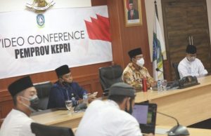 Sekda Kepri, Hadiri Penandatanganan Kontrak Tender atau Seleksi Dini Kementerian PUPR TA 2021 Secara Virtual