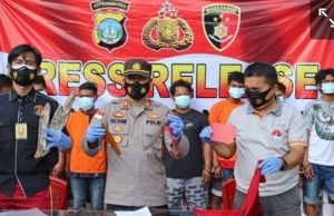 Polsek Bintan Timur Amankan 8 Tersangka Kasus Pengeroyokan 3 Nelayan