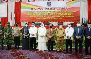 Pelantikan Ansar dan Marlin Resmi Diusulkan ke Presiden Melalui Sidang Paripurna DPRD