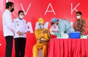 Kunker ke Kepri, Presiden Jokowi Saksikan Vaksinasi Massal di Pulau Bintan