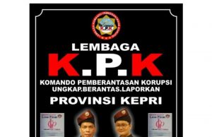 Masuk Tiga Sektor Rawan Korupsi, L- KPK Minta Gubernur Ansar Evaluasi Kinerja SDM di ULP Kepri