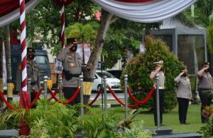 Kapolda Kepri Pimpin Upacara Kenaikan Pangkat 337 Personel