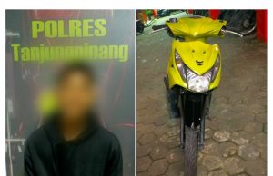 Sat Reskrim Polresta Tanjungpinang Amankan Pelaku Curanmor