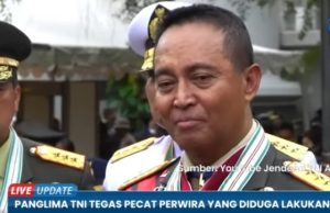 Andika Minta Mayor Paspampres Pemerkosa Perwira Muda Kostrad Dipecat