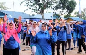 Senam Bersama Rangkaian Pajak Daerah Award, BPPRD TPI Bagikan Hadiah Doorprize dan Penghargaan