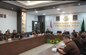 Jajaran Kejati Kepri Ikuti Pembukaan Munas PERSAJA 2024 Secara Daring